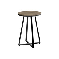 Practical Nightstand, Nightstand, Accent Table With Round Top
