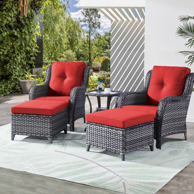 Carolina 2 - Person Outdoor Seating Group with Cushions by Hummuh