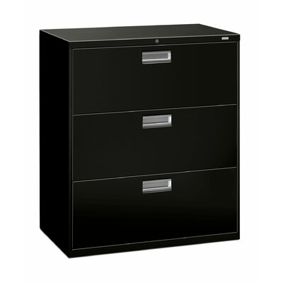HON Brigade 600 Series 3-Drawer Vertical Filing Cabinet by HON