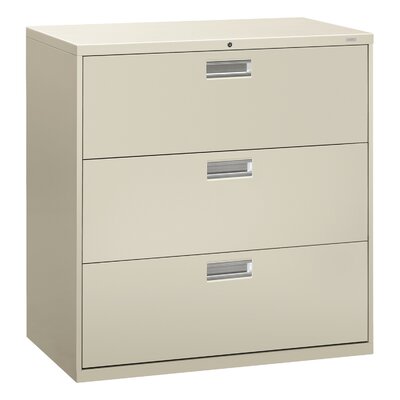 600 Series 3-Drawer Lateral Filing Cabinet by HON