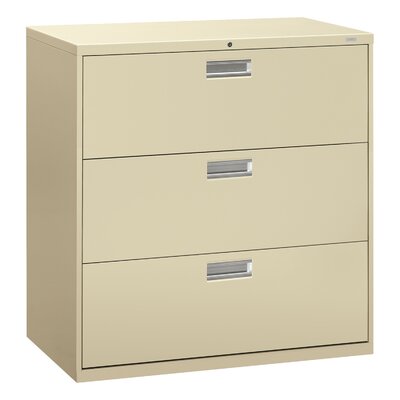 600 Series 3-Drawer Lateral Filing Cabinet by HON