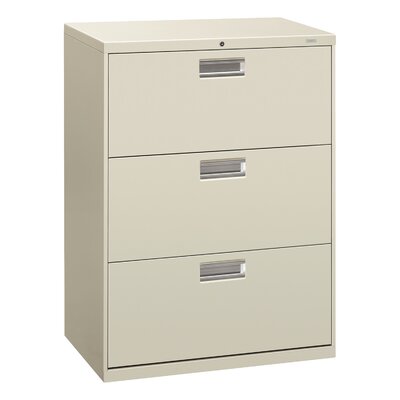 Brigade 600 Series 3-Drawer Lateral Filing Cabinet by HON