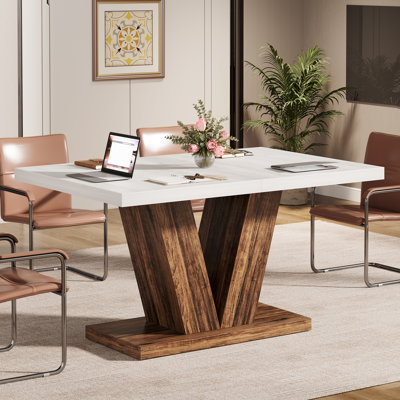 Rectangular Small Conference Table, Modular Seminar Table by HONGYAN
