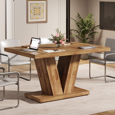 Rectangular Small Conference Table, Modular Seminar Table by HONGYAN