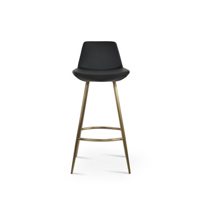 Pera Galata Counter Stool in Brass Finish