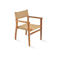 Palermo Solid Teak Stackable Wood Armchair by sohoConcept