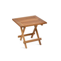 Paramount Teak Folding Square End Table by sohoConcept