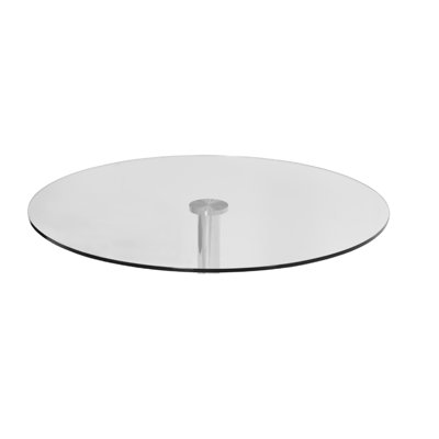 Tango Glass Counter & Bar Height Pedestal Dining Table by sohoConcept