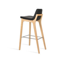 Pera Wood Handle Back Counter & Bar Stool in Natural Ash by sohoConcept