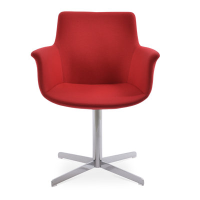 Bottega Metal Solid Back Arm Chair by sohoConcept