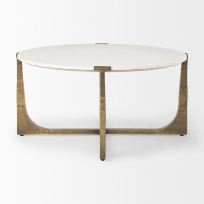 Cross Legs Coffee Table by Everly Quinn