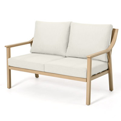 Vishali 1 Piece Outdoor Aluminum Patio Sofa by Winston Porter