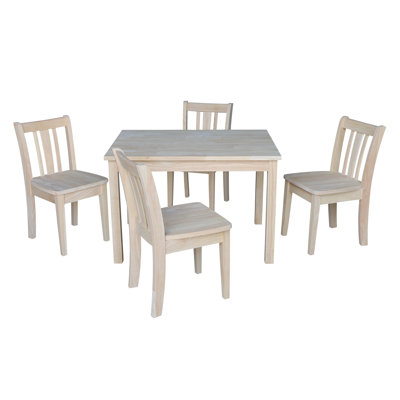 Tobias Kids 5 Piece Rectangular Activity Table and Chair Set by Harriet Bee