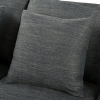Modern 3-seat Sofa with Wooden Legs