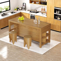 Country style solid wood kitchen center island by Hart Enjoy life
