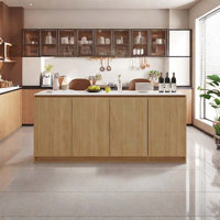 Solid wood kitchen island countertop by Hart Enjoy life