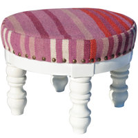 Upholstered Ottoman by Herat Oriental