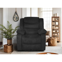 Frithiof Nyberg 35" Microfiber Manual Recliner