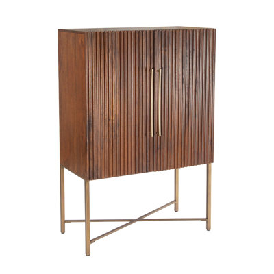 Solid Wood 2 - Door Accent Cabinet by Everly Quinn