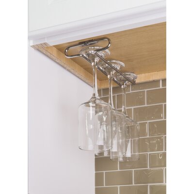 Under Cabinet Stemware Rack by Hardware Resources