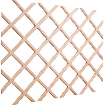 46 Bottle Wall Mounted Wine Bottle Rack by Hardware Resources