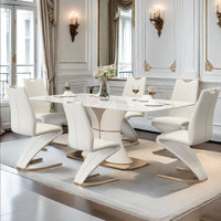 Modern luxury rectangular dining table sets by LABAORRY