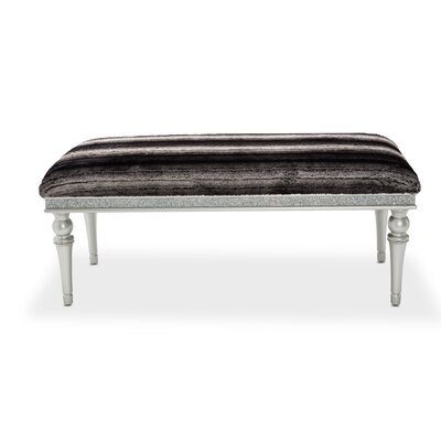 Melrose Plaza Upholstered Bench by Michael Amini