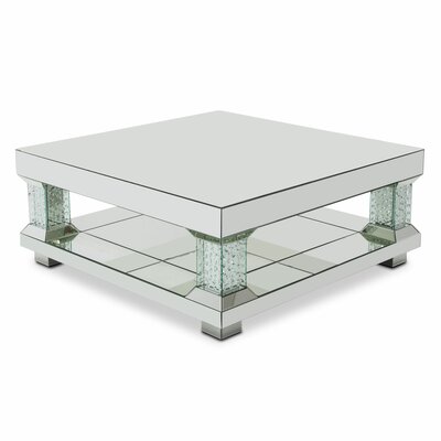 Montreal Coffee Table with Storage by Michael Amini