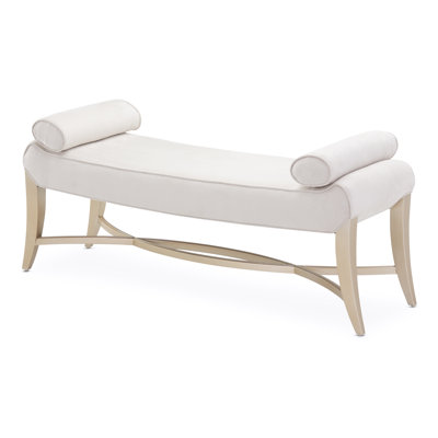 Malibu Crest Mahogany Bench by Michael Amini