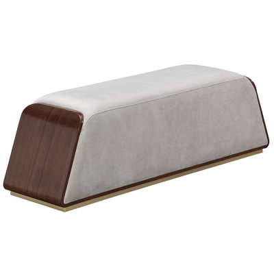 Houston Bench - Walnut by Michael Amini