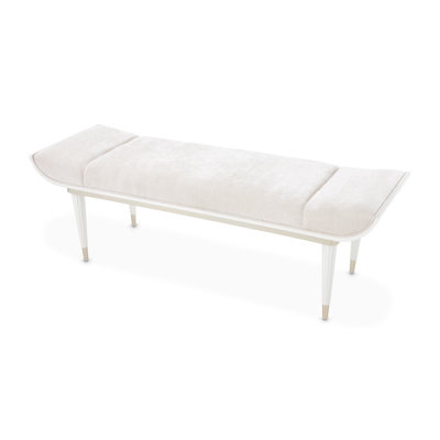 La Marisia Bench - Tranquil/Creamy Pearl by Michael Amini