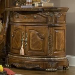 Cortina Honey Walnut 1 - Drawer Nightstand in Walnut by Michael Amini