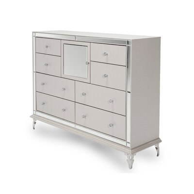 8 Drawer 56.25" W Combo Dresser by Michael Amini