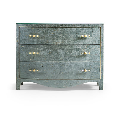 Suberin Water Solid Wood 3 - Drawer Accent Chest by Jonathan Charles Fine Furniture