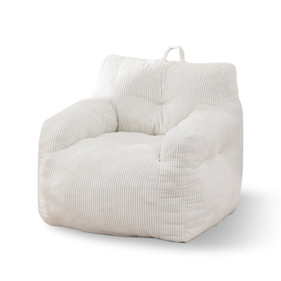 Bean Bag Chairs For Adults Oversize Bean Bag Sofa Chair With High Density Memory Foam Bean Bag Chair Lazy Chair With Armrest, Adult Beanbag For Bedroo by INLE