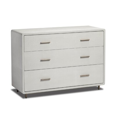 Calypso 3 Drawer 46" W Solid Wood Dresser by Interlude