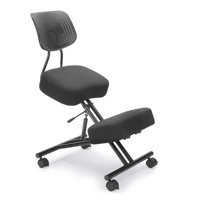 Adjustable Height Ergonomic Kneeling Chair With Backrest And Wheel Brake by Inbox Zero