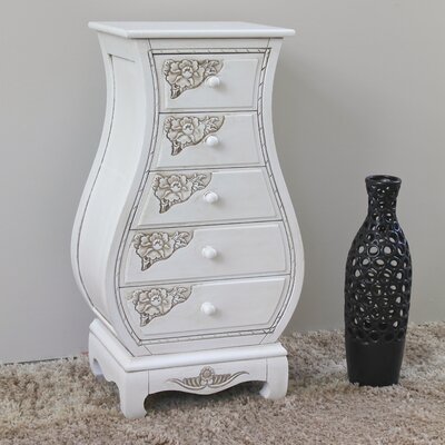 Faheemah Windsor 5 Drawer Accent Chest by Charlton Home