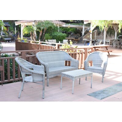 Kentwood 4 Piece Sofa Seating Group by Alcott Hill