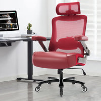Omura High Back 500LBS Big And Tall Mesh Office Chair With Dynamic Lumbar ,3D Flip Up Armrest