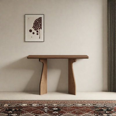 Minimalist Solid Wood Console Table by interanest
