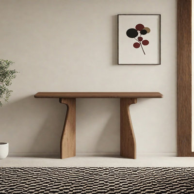 Minimalist Solid Wood Console Table by interanest