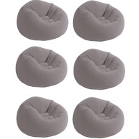 Intex Inflatable Contoured Beanless Bag Lounge Chair, Gray by Intex