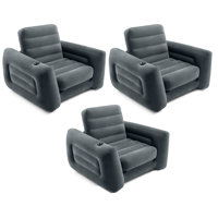 Intex Inflatable Pull Out Sofa Chair Sleeper w/ Twin Sized 46" Air Mattress by Intex