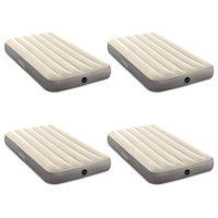 Intex Dura-Beam Standard Series Single Inflatable Air Mattress, Twin (4 Pack) by Intex