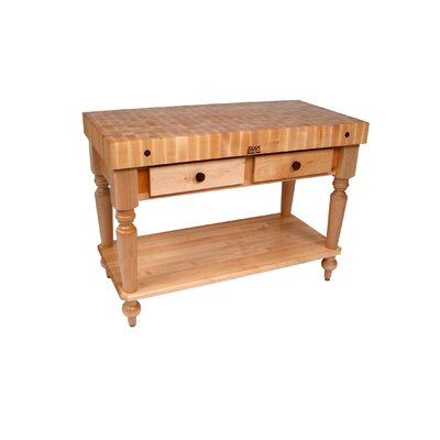 American Heritage Prep Maple Rustica Table by John Boos