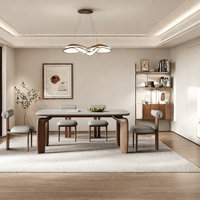 Modern Nordic Rectangular Dining Table by Sleek Surface Designs