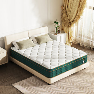 12" Hybrid Mattress with Memory foam and Pocketed Coils by JEEKEA