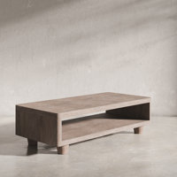 Solid Wood Solid Coffee Table with Storage by Jofran