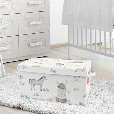 Farm Animals Toy Box by Sweet Jojo Designs
